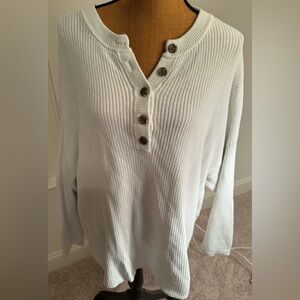 Aerie off white knit sweater size XL